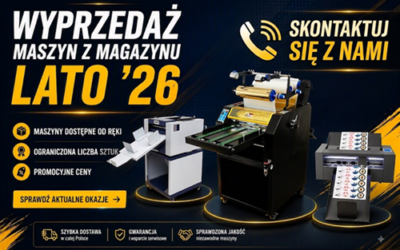 Wyprzedaż maszyn z magazynu- LATO ’26